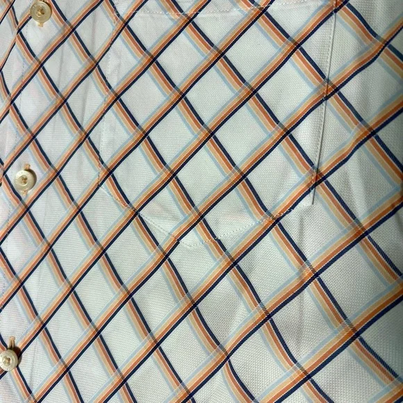 TOMMY HILFIGER NWOT Vintage 80s Button Down Short Sleeve Cotton Shirt Size M - Picture 3 of 6